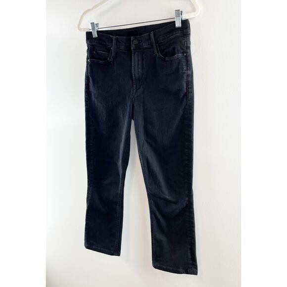 Mother The Mid Rise Dazzler Crop Ankle Jeans Not Guilty Wash Black 29 / 8 - Picture 12 of 12